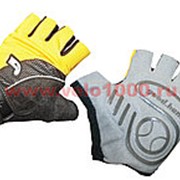 Перчатки с укороч. пальцами Good hand верх-лайкра, ладонь-AMARA+полиуретан 33106a (Yellow, L) фото
