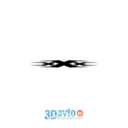 Светофильтр “XXX“ (165х1300) фон белый цвет черный (1шт.) A-STICKER фото