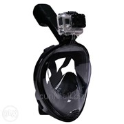 Дайвинг маска Tribord Easybreath Black для подводного плавания (сноркелинга) c креплением для камеры GoPro фотография