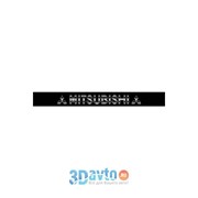 Светофильтр "Mitsubishi" (165х1500) длинн. фон черный цвет серый переход (1шт.) A-STICKER