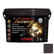 Затирка Litokol Litochrom 1-6 Luxury C.470 черная 2 кг фотография