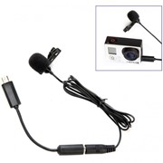Петличный всенаправленный конденсаторный микрофон Boya BY-LM20 для GoPro, видео, фотокамер и смарфонов