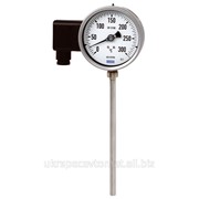 Манометрический термометр с электрическим выходным сигналом, комбинированный с биметаллическим термометром Pt100 Модель 76 фотография