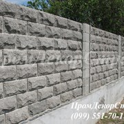 Декоративные блоки рваный камень для забора Одесса фото