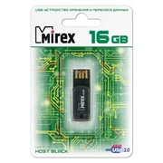 USB флеш-накопитель Mirex HOST BLACK 16GB ecopack фотография