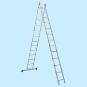 Универсальная двухсекционная лестница Alumet 6218 (18-и ступенчатая) (9.27 м) фото