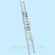 Приставная лестница с тросом Alumet 3318 (18-и ступенчатая) (12.96 м) фото