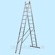 Универсальная двухсекционная лестница KRAUSE Dubilo 2x12 (12-и ступенчатая) (6.05 м) фото