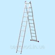Универсальная двухсекционная лестница KRAUSE Corda 2x11 (11 ступеней) (4.48 м) фото
