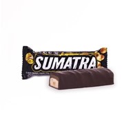 Нуга Sumatra со слоем мягкой карамели и арахисом в шоколадной глазури