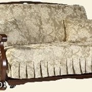 Мягкая мебель с отделкой натуральным деревом Фрегат фото