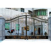 Кованые ворота “Темпорос“ фото