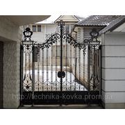 Ворота кованные в Киеве фотография