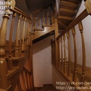 Сходи дубові будь-якої конструкції, дерев'яні сходи фото