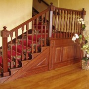 Лестница массив дуба фото