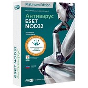 Антивирус ESET NOD32 - лицензия на 2 года на 3ПК (NOD32-ENA-NS(EKEY)-2-1)