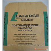 Цемент ПЦ400 Д20Б “Лафарж“ 50 кг фото