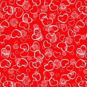 Ткань Оксфорд 210D детский принт “Сердечки“ фотография