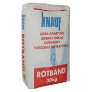 Гипсовая штукатурка «Rotband» ( «Knauf», мешок, 30 кг, Латвия) фото