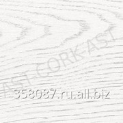Замковый пробковый пол Corkstyle, Wood XL, Oak White 1235х200х11 мм упак. 1,48м2 фотография