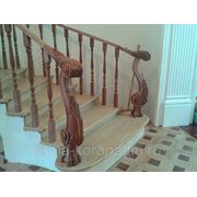 Элементы для деревяных лестниц фото