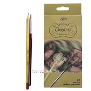 Цветные карандаши акварельные Elegance water colur 245184