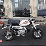 Мопед мокик Honda Monkey 4L рама Z50J Minibike задний багажник пробег 6 т.км белый фото