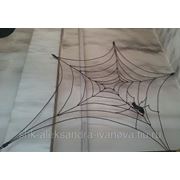 Кованный элемент паук фото