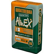 Шпатлевка гипсовая AlinEX Глатт плюс (25 кг) фото