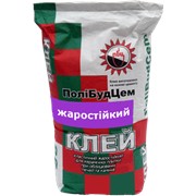 Клей эластичный жаростойкий для керамической плитки “ПОЛІБУДЦЕМ“ фото