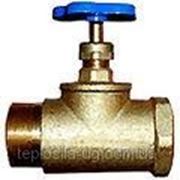 Вентиль муфтовый 1Б1р ВН латунный ду50 фото