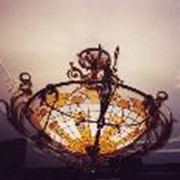 Люстры кованые фото