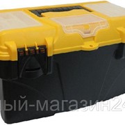 Ящик инструментальный IDEA "Титан 21" с коробками черныцй с желтым М2939