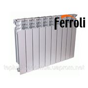 Алюминиевый отопительный секционный Радиатор Ferroli Pol. 5 500/ 98 фотография