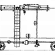 Перевозки грузовые 4-осной цистерной для пасты сульфанола, модель 15-1565