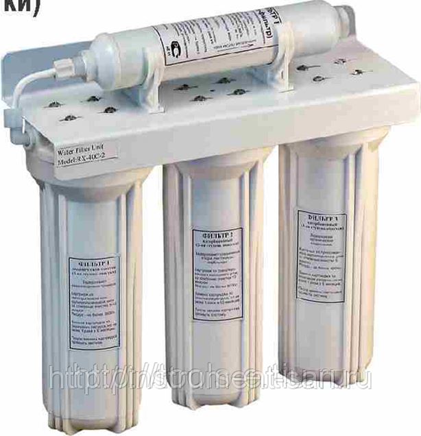 2. система водоочистки аквакит 4-1. сроки замены картриджей. ступени фильтрации. Aquafilter fp3-k1-crt.