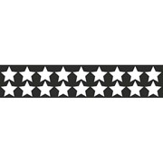 Наклейка БЛИКЕР термо плоттер Звездочки светоотр.(50х250) цвет серебро (упак 1шт) SKYWAY фото