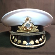Фуражка Адмиральская ВМСУ Украина производство форменных головных уборов фото