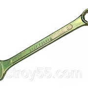 Ключ комбинированный, 17 мм, желтый цинк// СИБРТЕХ фотография