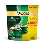 Кофе JACOBS MONARCH растворимый классический, 300+100г