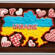 Пряники. Карта Украины фото