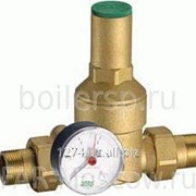 Редуктор 3/4“, НР-НР, с манометром, латунный, артикул FA 2805 34 фото