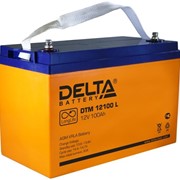 Аккумуляторная батарея DELTA DTM 12-100 L (12В, 100Ач, AGM) фото