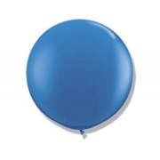 Шар латексный круглый без рисунка 8 250см Синий фотография