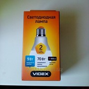 Лампочка LED Videx Е Series 9Вт Е27 220 V 3000 (4100) K