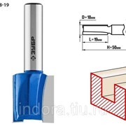 Фреза пазовая прямая, D- 18мм, рабочая длина-19мм, хв.-8 мм, ЗУБР Профессионал фото