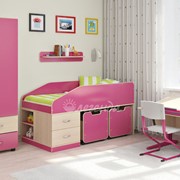 Детская комната Легенда 8 венге светлый/розовый фото