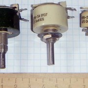 Резисторы переменные подстроечные проволочные. фото
