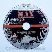 Круг отрезной 125*1.0*22,2 A60S INOX STD, G.F. MAX, Италия фотография