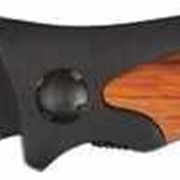 Нож ЗУБР ПРЕМИУМ СТРЕЛЕЦ складной универсальный, металлическая рукоятка с деревянными вставками, 185мм/лезвие 80мм. Артикул: 47711